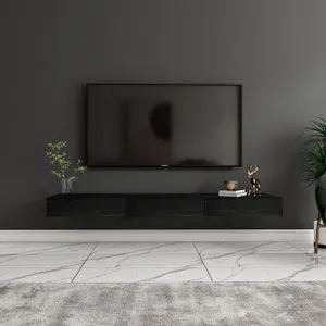 Avalon - Wood Black Wood Black TV Stand