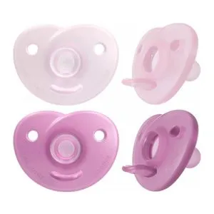 Avent Varalica Soothie 0-6M (2Kom) - Pink/L.Pink