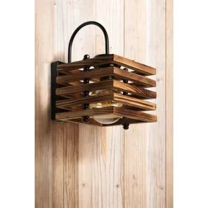 Avni - Drvena Zidna Lampa 8456-1YP
