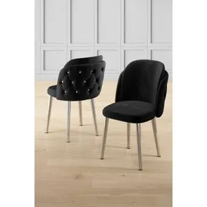 Axle - Black, Chrome Black
Chrome Chair Set (6 Pieces)