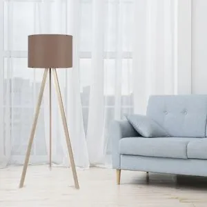 AYD-1207 Mink Krem Podna Lampa