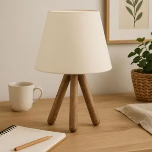 AYD-1970 White
Walnut Table Lamp