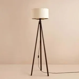 AYD-3451 Bela i Braon Podna Lampa