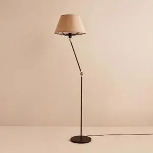 AYD-3480 krem crna podna lampa
