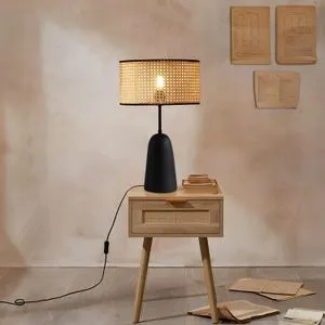 AYD-3744 Bež i Crna Stočna Lampa