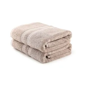 Ayliz - Light Brown Light Brown Hand Towel Set (2 Pieces)