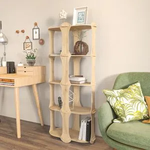 Ayzi - Oak Oak Bookshelf