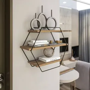 Azra Atlantic Pine Wall Shelf