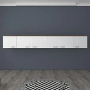 BA132 - 3906 Walnut
White Wall Cabinet