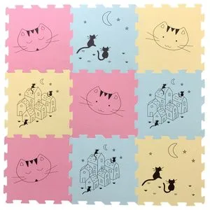 Baby Great Podne puzzle Premijum klase bez delova "Mačke - Tačke"