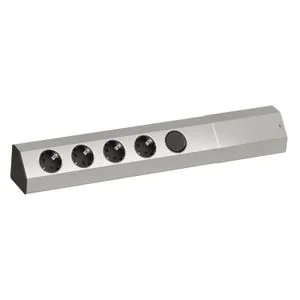 Bachmann CASIA Kuhinjska ugaona utic. ALU 4 x šuko, prekidac, kabl 2m