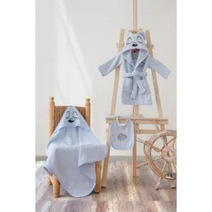 Bade mantil set Cotton box baby bathroom set - Bear