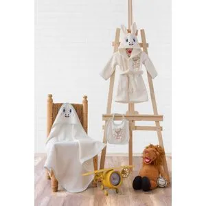 Bade mantil set Cotton box baby bathroom set - Zurafa
