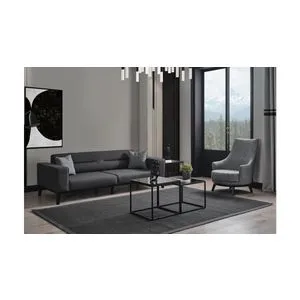Bali 3 Seater - Anthracite Anthracite 3-Seat Sofa-Bed