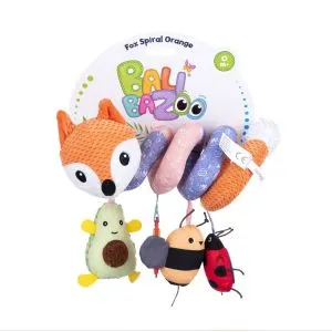 Bali Bazoo Plišana igračka za bebe Fox Crib Spiral