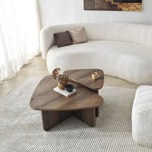 Ballare Set - Walnut Walnut Coffee Table Set
