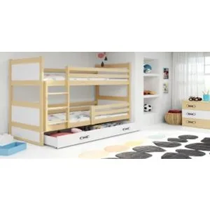 Baloo Bonny Krevet Na Sprat 200X90 Pine - Beli