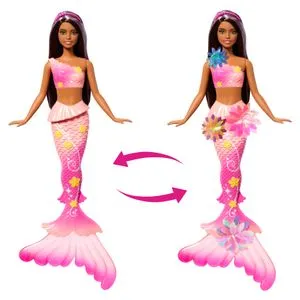 Barbie Magična Cvetna Sirena - Brineta