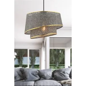 Barette Hazeran - Grey, Gold Grey
Gold Chandelier