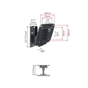 BARKAN E120.B LCD TV zidni nosač 13-29 inča