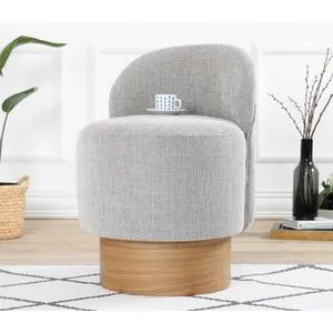 Barren Puf - Grey Grey Pouffe