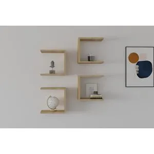Base - Sapphire Oak Sapphire Oak Wall Shelf