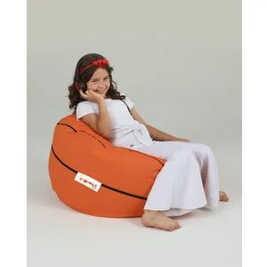 Basketball Kids Pouf - Tile Red Tile Red Garden Bean Bag