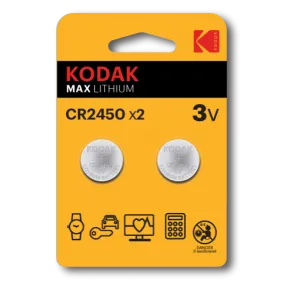 Baterija KODAK Litijum CR2450 500mAh 3V