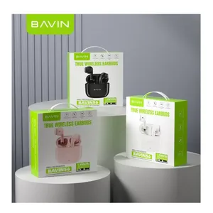 Bavin slušalice wireless earbuds crna
