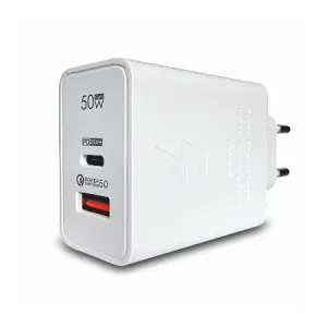 Bavitel punjač 50W Usb A+ Type C bela KeKe-PD002