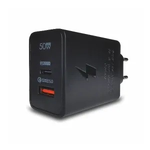 Bavitel punjač 50W Usb A+ Type C crna KeKe-PD002