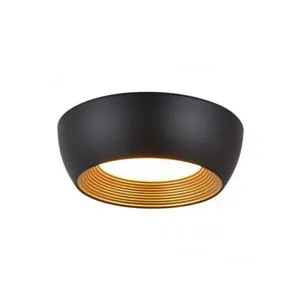 BBLINK VESTA 624 PLAFONSKA SVETILJKA 24W 3000K CRNA/ZLATO
