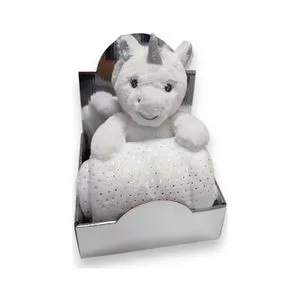 BBO Set Igračka + Ćebence (B230134) – White Unicorn
