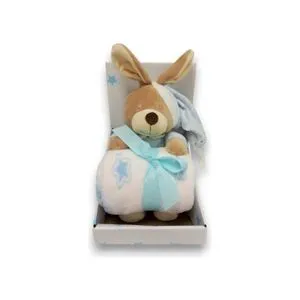 BBO  Set Igračka + Ćebence Sleepy Bear - Blue