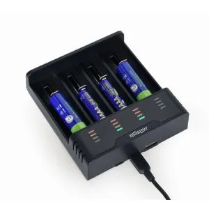 BC-USB-02 Gembird brzi punjac Ni-MH + Li-ion baterija AAA / R03, AA / R6, 10440, 14500,14650,16340..