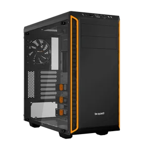 be quiet! BGW20 PURE BASE 600 Window Orange, MB compatibility: ATX / M-ATX / Mini-ITX, Two pre-in...