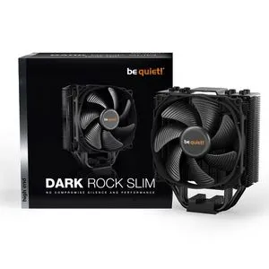 be quiet! BK024 Dark Rock SLIM [LGA-1851 Default ILM and RL-ILM support], 180W TDP, Virtually ina...