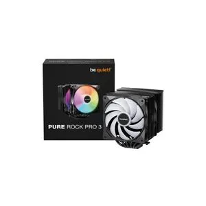 be quiet! BK043 PURE ROCK PRO 3 LX [LGA-1851 Default ILM and RL-ILM support/AM5], 250W TDP, Two L...