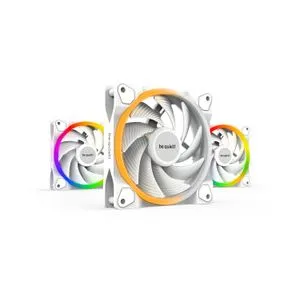 be quiet! BL101 LIGHT WINGS 120mm PWM high-speed, White, Triple Pack with ARGB Hub, 2500 rpm, Noi...