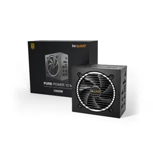 be quiet! BN345 PURE POWER 12 M 1000W, 80 PLUS Gold efficiency (up to 93.1%), ATX 3.0 PSU with fu...