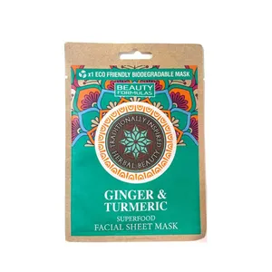 Beauty Formulas - GINGER&amp;TURMERIC Sheet maska za lice 1kom