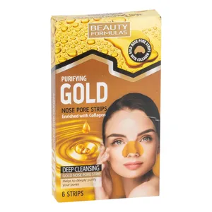 Beauty Formulas - GOLD NOSE PORE Trakice za čišćenje pora i mitisera 6/1