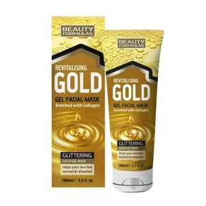 Beauty Formulas - GOLD REVITALIZING GEL Maska za lice 100ml