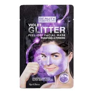 Beauty Formulas - VIOLET GLITTER PEEL OFF Maska za lice 10g