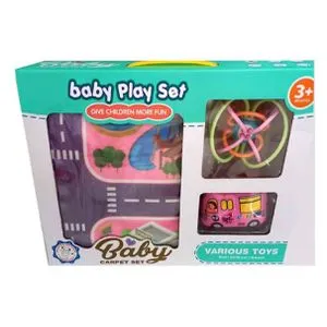 Bebi plišani auto i tepih za igru