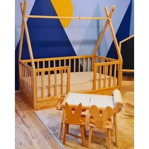 Bedstead Oak Baby Bedstead