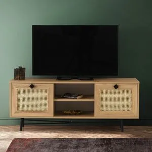 Begonya 140 Oak
Black TV Stand