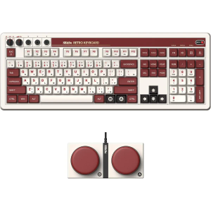 Bežična tastatura 8BitDo Retro 108/mehanička/Fami Edition + Dual Super Buttons