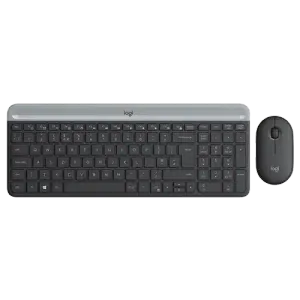 Bežična tastatura + Miš Logitech MK470 Slim US Graphite