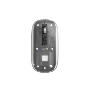 Bežični miš Marvo Prism B10 M810W - Transparentni Crni